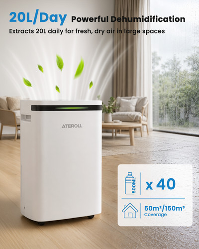 Ateroll 20l day dehumidifier - ateroll, 20l/day